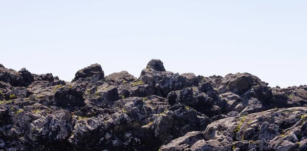 Жорсткі Скелі Скелястому Березі Тихого Океану Літній Ранок Небо Ucluelet — стокове фото
