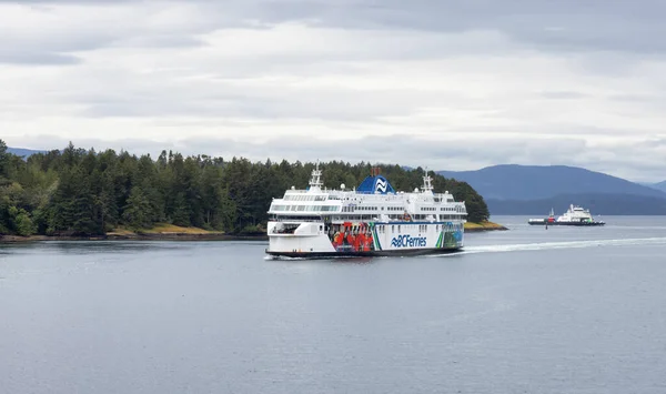 Galiano Island British Columbia Καναδάς Ιουνίου 2022 Ferries Σκάφος Στον — Φωτογραφία Αρχείου