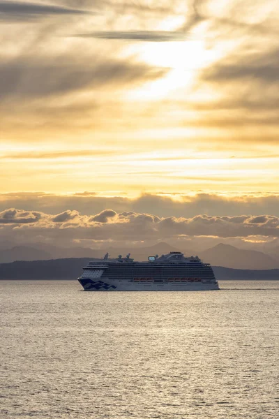 Vancouver British Columbia Kanada September 2022 Royal Princess Cruise Stilla — Stockfoto