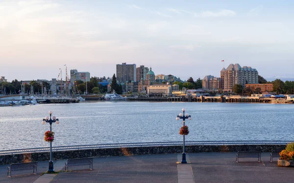 Victoria Vancouver Island British Columbia Canada September 2022 Buildings Marina — Stockfoto