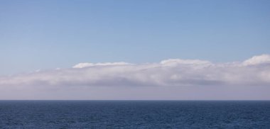 Cloudscape over the Pacific Ocean on the West Coast of Canada. Nature Background
