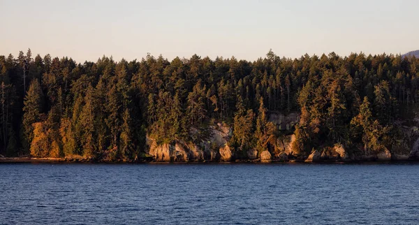 Canadian Nature Landscape West Coast Pacific Ocean Temporada Otoño Sunny — Foto de Stock
