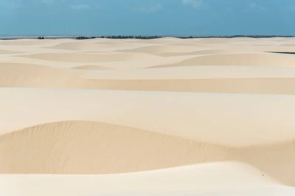 レノア マランヘス マラナオ州 ブラジルの白い砂丘への美しい眺め — ストック写真