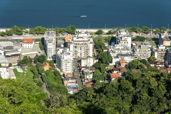 Parque Cidade Niteri Rio Janeiro Brezilya Dan Okyanus Şehir Binalarının — Stok fotoğraf