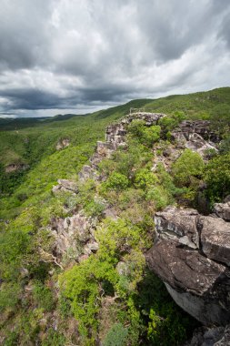 Chapada dos Veadeiros, Brezilya 'daki Cerrado Dağları manzarası