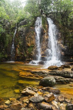 Chapada dos Veadeiros, Brezilya 'da güzel bir manzara cerrado şelalesi