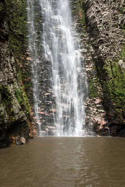 Cerrado Paisagem Cachoeira Chapada Dos Veadeiros Brasil — Fotografia de Stock