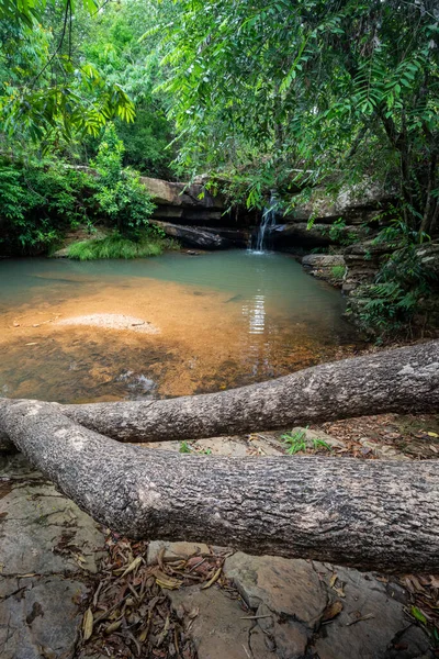 チャパダのセラード滝の風景 Vadeiros Brazil — ストック写真