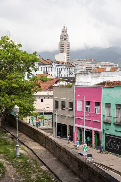 Bella Vista Verso Gli Edifici Storici Del Centro Città Rio — Foto Stock