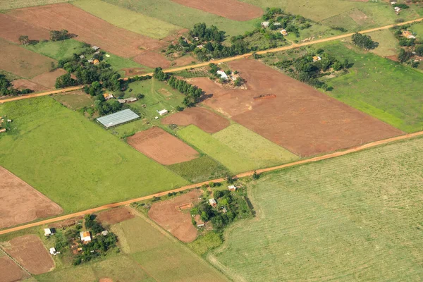 브라질의 근처에 농경지와 플랜테이션 작물에 아름다운 로수두 — 스톡 사진