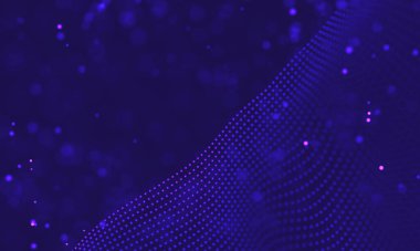 Ultra mor galaksi arka planı. Nebula ile uzay arkaplan illüstrasyon evreni. 2018 Mor teknoloji geçmişi. Yapay zeka kavramı