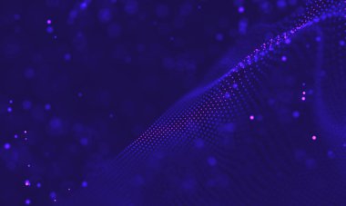 Ultra mor galaksi arka planı. Nebula ile uzay arkaplan illüstrasyon evreni. 2018 Mor teknoloji geçmişi. Yapay zeka kavramı