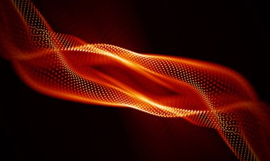 Arka kırmızı geometrik plan. Bağlantı yapısı. Bilim arka plan. Fütüristik teknoloji Hud öğesi. onnecting noktalar ve çizgiler. Büyük veri görselleştirme ve iş .