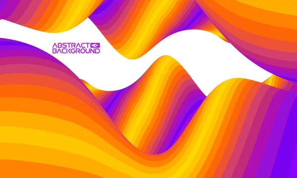 Πολύχρωμο φόντο κύμα. Ψηφιακά γραφικά χρωματικής τέχνης. Αφηρημένη πολύχρωμα κύματα ουράνιο τόξο. — Διανυσματικό Αρχείο