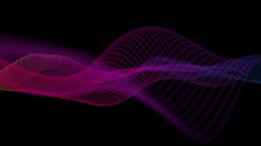 Mavi engelleme teknolojisi kusursuz döngü 4K. Küresel iletişim ağı. Gelecekteki teknoloji sektörü konsepti. Bitcoin işi ve finans soyut kripto para animasyonu.