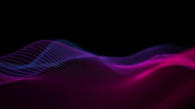 Mavi engelleme teknolojisi kusursuz döngü 4K. Küresel iletişim ağı. Gelecekteki teknoloji sektörü konsepti. Bitcoin işi ve finans soyut kripto para animasyonu.