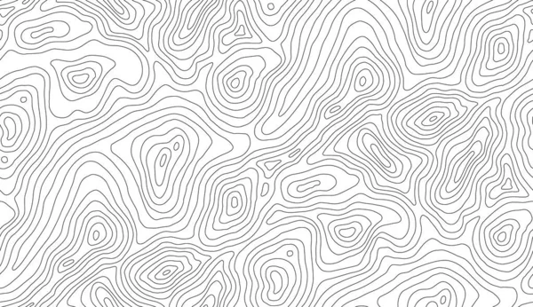 Arazi üzerinde dağ yürüyüşü patikası. Contour arka plan coğrafi şebekesi. Kusursuz vektör topografik harita arkaplanı. Çizgi topoğrafi haritası kusursuz desen.