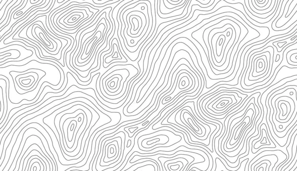 Arazi üzerinde dağ yürüyüşü patikası. Contour arka plan coğrafi şebekesi. Kusursuz vektör topografik harita arkaplanı. Çizgi topoğrafi haritası kusursuz desen.