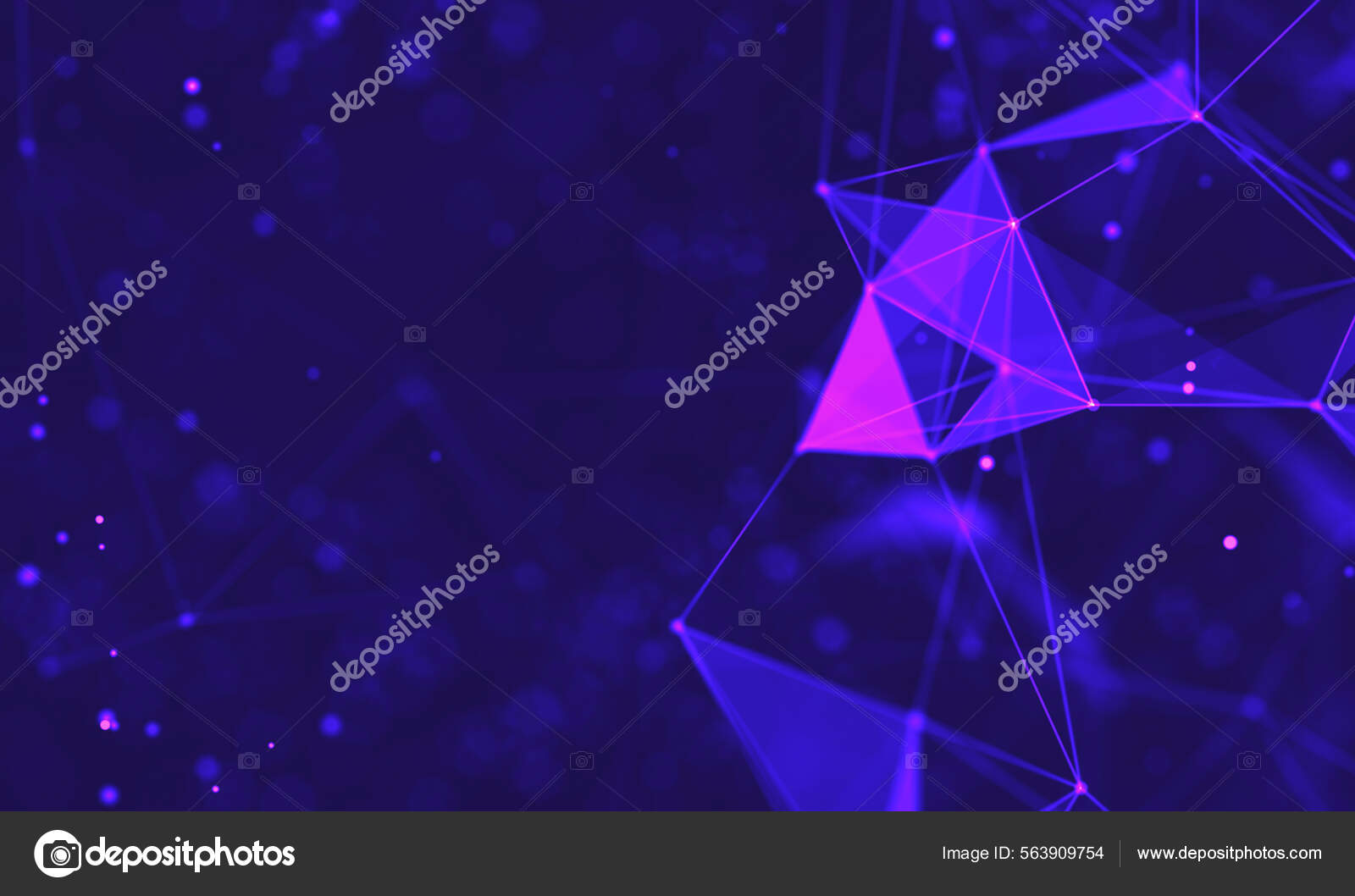 紫外线星系背景 空间背景说明宇宙与星云 18年紫色技术背景 人工智能概念 图库照片 C Damiengeso