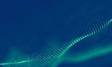 Soyut Mavi Geometrik Arkaplan. Bağlantı yapısı. Bilim geçmişi. Gelecekçi Teknoloji HUD elementi. Noktalar ve çizgiler birleşiyor. Büyük Veri Görselleştirme Şirketi .