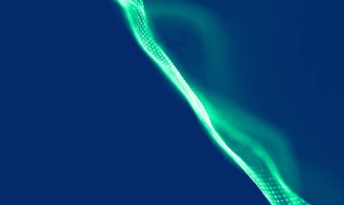 Soyut Mavi Geometrik Arkaplan. Bağlantı yapısı. Bilim geçmişi. Gelecekçi Teknoloji HUD elementi. Noktalar ve çizgiler birleşiyor. Büyük Veri Görselleştirme Şirketi .