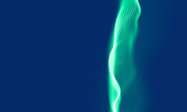 Soyut Mavi Geometrik Arkaplan. Bağlantı yapısı. Bilim geçmişi. Gelecekçi Teknoloji HUD elementi. Noktalar ve çizgiler birleşiyor. Büyük Veri Görselleştirme Şirketi .