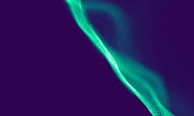 Soyut Mavi Geometrik Arkaplan. Bağlantı yapısı. Bilim geçmişi. Gelecekçi Teknoloji HUD elementi. Noktalar ve çizgiler birleşiyor. Büyük Veri Görselleştirme Şirketi .