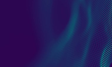 Soyut Mavi Geometrik Arkaplan. Bağlantı yapısı. Bilim geçmişi. Gelecekçi Teknoloji HUD elementi. Noktalar ve çizgiler birleşiyor. Büyük Veri Görselleştirme Şirketi .