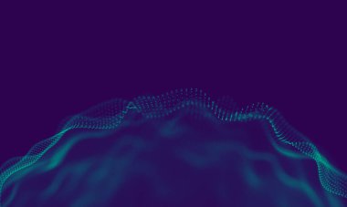 Soyut Mavi Geometrik Arkaplan. Bağlantı yapısı. Bilim geçmişi. Gelecekçi Teknoloji HUD elementi. Noktalar ve çizgiler birleşiyor. Büyük Veri Görselleştirme Şirketi .