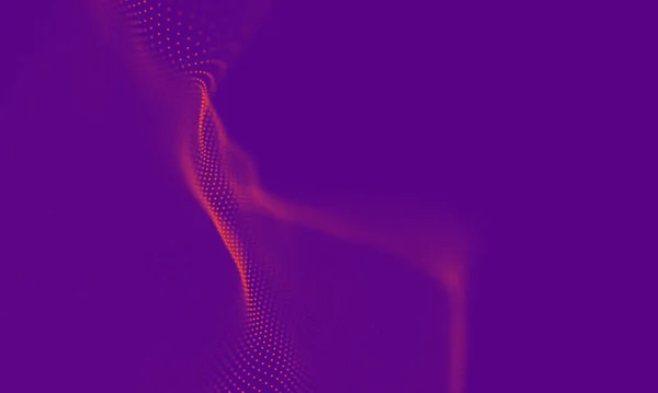Абстрактний Фіолетовий Геометричний Фон Структура Єднання Науковий Фон Футуристична Технологія — стокове фото