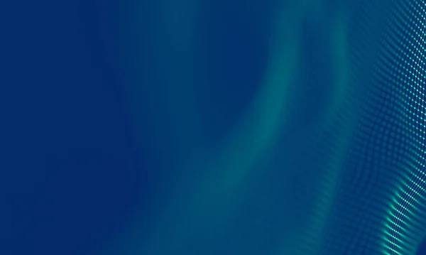 Abstrakter Blauer Geometrischer Hintergrund Verbindungsstruktur Wissenschaftlicher Hintergrund Futuristische Technologie Hud — Stockfoto