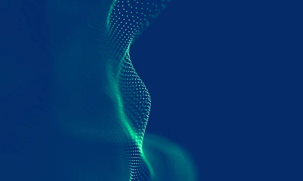 Абстрактний Блакитний Геометричний Фон Структура Єднання Науковий Фон Футуристична Технологія — стокове фото