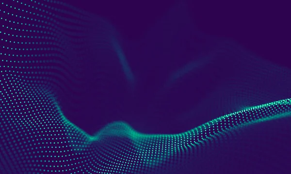 Soyut Mavi Geometrik Arkaplan. Bağlantı yapısı. Bilim geçmişi. Gelecekçi Teknoloji HUD elementi. Noktalar ve çizgiler birleşiyor. Büyük Veri Görselleştirme Şirketi .