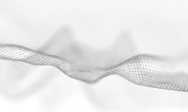 Abstrakte Licht Geometrischen Hintergrund Verbindungsstruktur Wissenschaftlicher Hintergrund Futuristische Technologie Hud — Stockfoto
