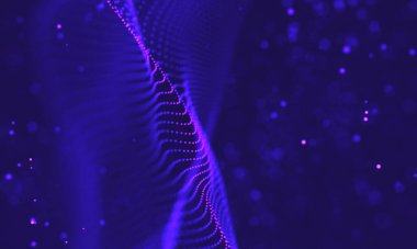 Ultra mor galaksi arka planı. Nebula ile uzay arkaplan illüstrasyon evreni. 2018 Mor teknoloji geçmişi. Yapay zeka kavramı