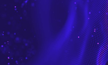 Ultra mor galaksi arka planı. Nebula ile uzay arkaplan illüstrasyon evreni. 2018 Mor teknoloji geçmişi. Yapay zeka kavramı