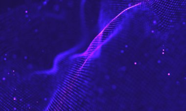 Ultra mor galaksi arka planı. Nebula ile uzay arkaplan illüstrasyon evreni. 2018 Mor teknoloji geçmişi. Yapay zeka kavramı