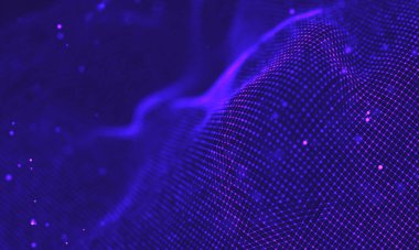 Ultra mor galaksi arka planı. Nebula ile uzay arkaplan illüstrasyon evreni. 2018 Mor teknoloji geçmişi. Yapay zeka kavramı