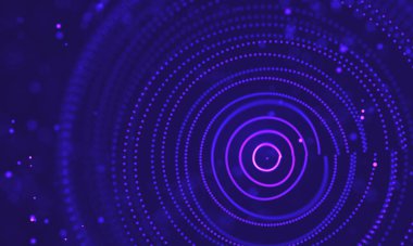 Ultra mor galaksi arka planı. Nebula ile uzay arkaplan illüstrasyon evreni. 2018 Mor teknoloji geçmişi. Yapay zeka kavramı