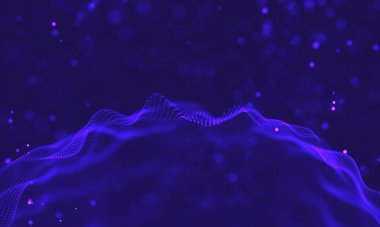 Ultra mor galaksi arka planı. Nebula ile uzay arkaplan illüstrasyon evreni. 2018 Mor teknoloji geçmişi. Yapay zeka kavramı