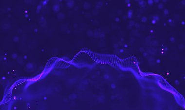 Ultra mor galaksi arka planı. Nebula ile uzay arkaplan illüstrasyon evreni. 2018 Mor teknoloji geçmişi. Yapay zeka kavramı