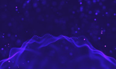 Ultra mor galaksi arka planı. Nebula ile uzay arkaplan illüstrasyon evreni. 2018 Mor teknoloji geçmişi. Yapay zeka kavramı