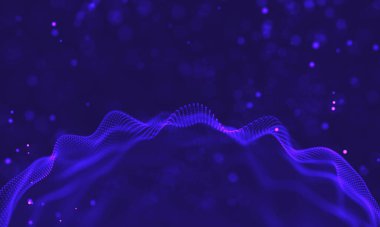 Ultra mor galaksi arka planı. Nebula ile uzay arkaplan illüstrasyon evreni. 2018 Mor teknoloji geçmişi. Yapay zeka kavramı