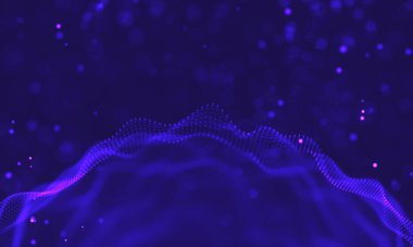 Ultra mor galaksi arka planı. Nebula ile uzay arkaplan illüstrasyon evreni. 2018 Mor teknoloji geçmişi. Yapay zeka kavramı