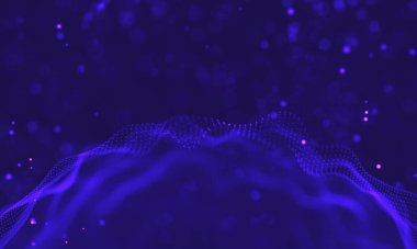 Ultra mor galaksi arka planı. Nebula ile uzay arkaplan illüstrasyon evreni. 2018 Mor teknoloji geçmişi. Yapay zeka kavramı