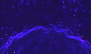 Ultra mor galaksi arka planı. Nebula ile uzay arkaplan illüstrasyon evreni. 2018 Mor teknoloji geçmişi. Yapay zeka kavramı