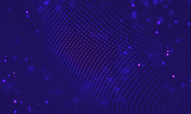 Ultra mor galaksi arka planı. Nebula ile uzay arkaplan illüstrasyon evreni. 2018 Mor teknoloji geçmişi. Yapay zeka kavramı