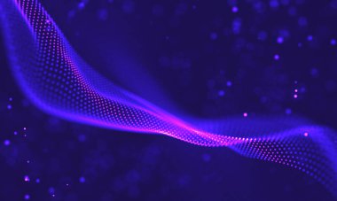 Ultra mor galaksi arka planı. Nebula ile uzay arkaplan illüstrasyon evreni. 2018 Mor teknoloji geçmişi. Yapay zeka kavramı