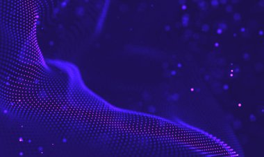 Ultra mor galaksi arka planı. Nebula ile uzay arkaplan illüstrasyon evreni. 2018 Mor teknoloji geçmişi. Yapay zeka kavramı