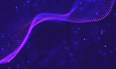 Ultra mor galaksi arka planı. Nebula ile uzay arkaplan illüstrasyon evreni. 2018 Mor teknoloji geçmişi. Yapay zeka kavramı